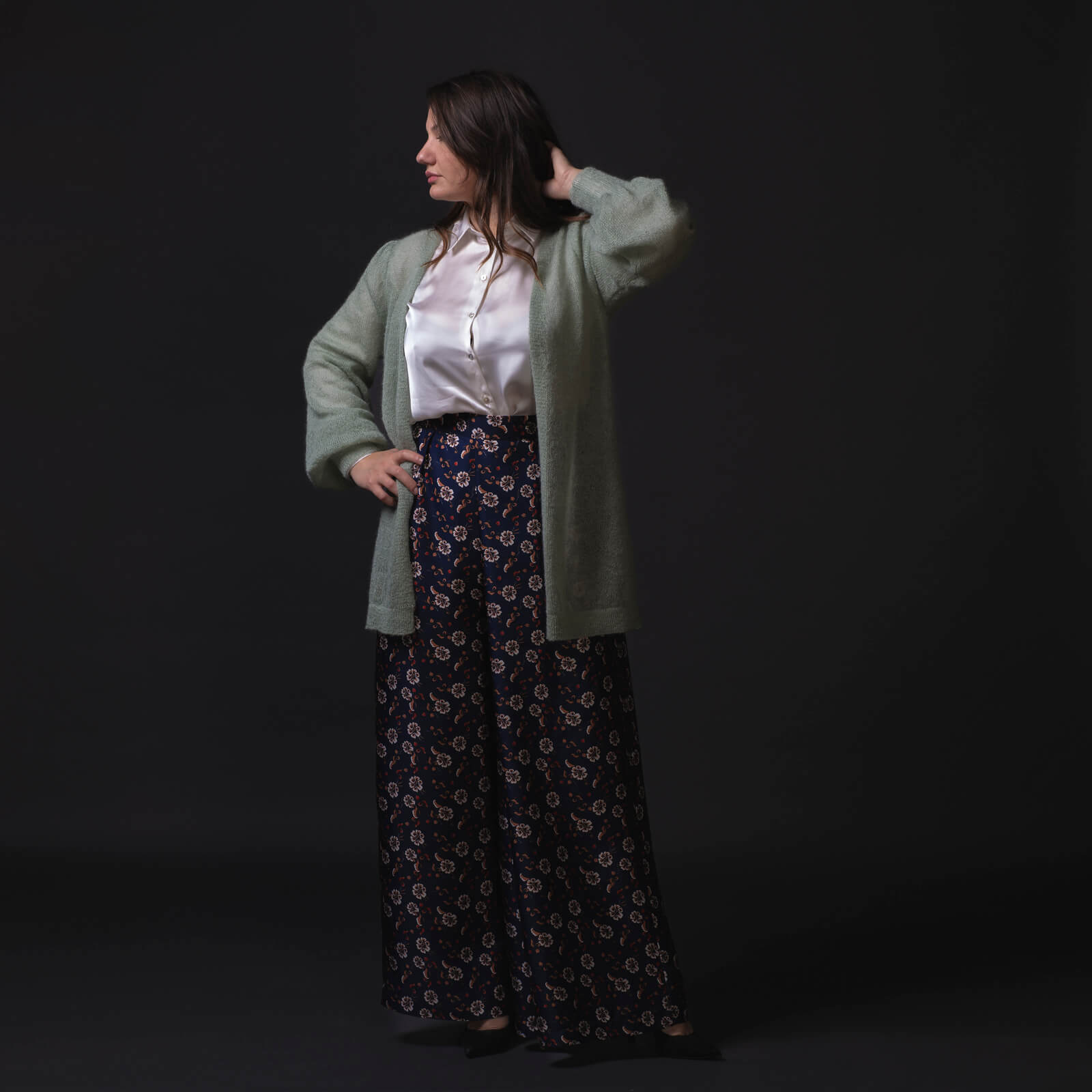 Pantalone Guenda panta palazzo - immagine 7